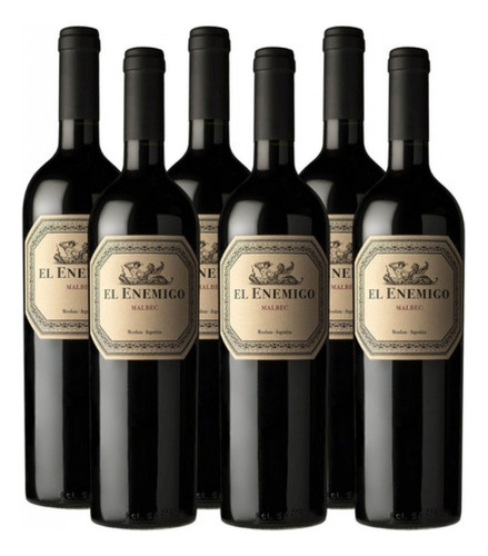 Vino El Enemigo Malbec 750ml Caja X 6u