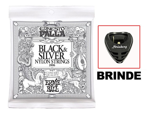 Encord. Ernie Ball Violao Ernesto Nylon Media 2406 + Brinde