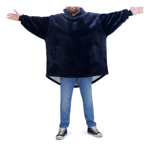 Sudadera Con Sherpa Unisex The Wayy Big Hoodie