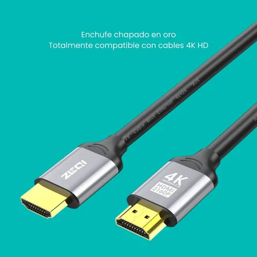Zeqi Cable Hdmi 4k Ultra Hd (1.5m) Model: Ze-u402