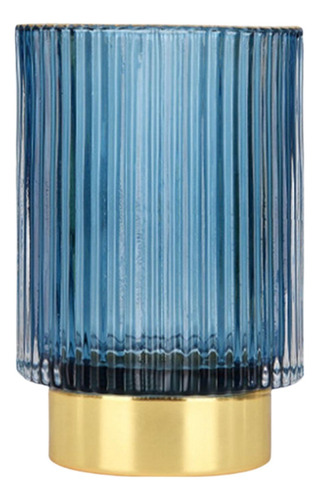 Cilindro Lápiz Pinceles De Maquillaje Titular Arreglo Azul