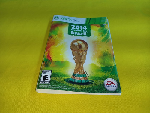 Portada Original 2014 Fifa World Cup Brazil Xbox 360