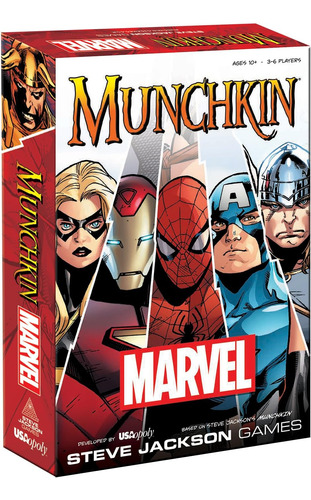 Juego De Mesa Munchkin De Marvel