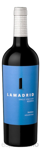 Vino Lamadrid Reserva Malbec De Lamadrid