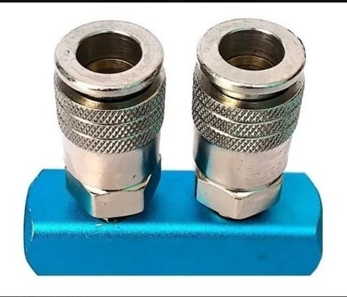 Conector Acoplador Rápido Para Compresor 2 Salidas, Cople. (Usado)