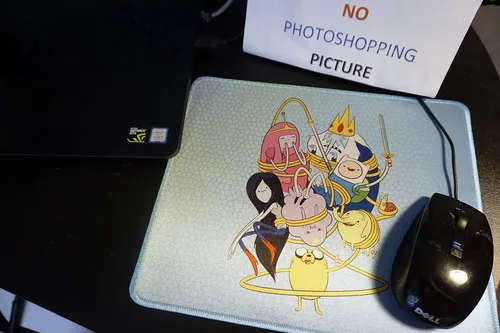 Alfombrilla De Mouse De Adventure Time Anime 12x10 Pulgad...