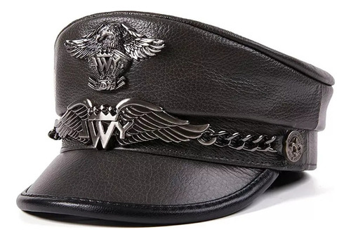 Gorra Del Ejército Alemán, Sombrero De Copa De Cuero