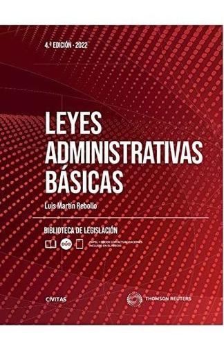 Leyes Administrativas Basicas 4a Ed 2022 - Vv Aa 