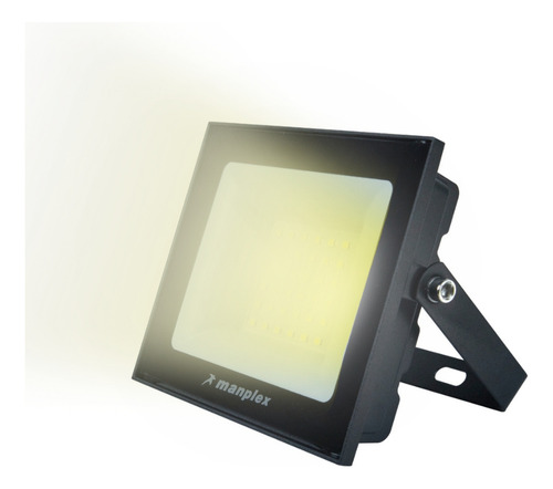 Refletor Holofote Led 3000k Prova D'água - 50w - 4000 Lumens