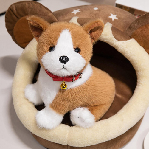 Perro De Peluche Peluche Peluche Lindo Peluche De Suave Anim
