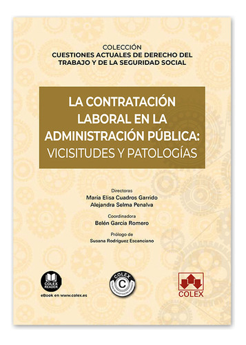 La Contratacion Laboral En La Administracion Publica: Vicisi, De Garcia Romero, Belen. Editorial Colex, Tapa Blanda En Español