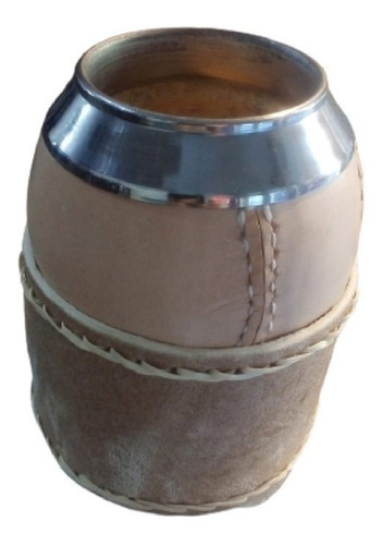 Imagen 2 de 3 de Mate En Cuero Crudo