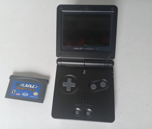 Game Boy Advance Sp Con Carcasa Metroid Y Pantalla Ips (Usado)