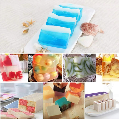 Set De Moldes De Madera Y Silicona Para Hacer Jabón Diy