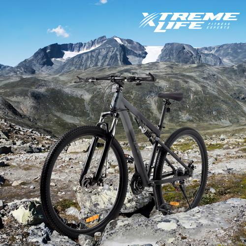 Bicicleta De Montaña Mountain Bike R29 Doble Suspensión Freno De Disco Marco De Acero Xtreme Life