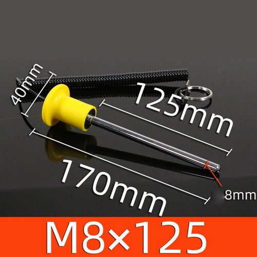 Pin De Pila De Pesas Universal Magnético Con 8x125 Mm
