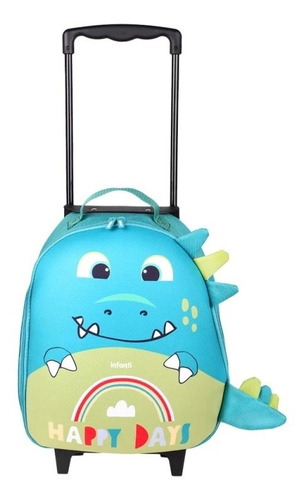 Mochila Con Ruedas Infantil Dinosaurio Infanti Bts23