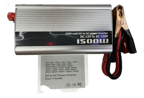 Inversor De Voltaje Corriente 1500w De 12v A 220v Inversor