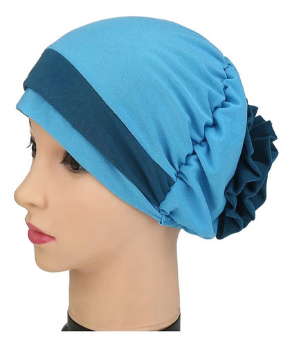 Turbante Gorro Oncológico Quimioterapia Adorno Tela Delgada