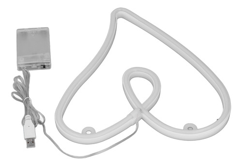 Fuente De Alimentación Dual Heart Neon Light Retro Ip45