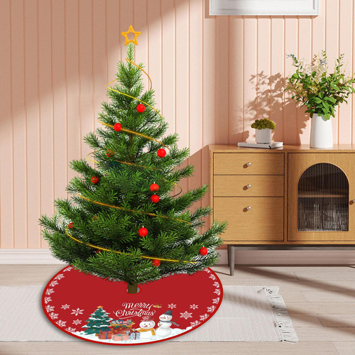Falda De Árbol De Navidad Adornos Navideños Estilo D