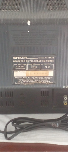 Tv Sharp 14 Pol C14r12 Wise - Colorida (Usado)