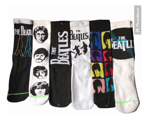 Socks De Coleccion De The Beatles 6 Pares