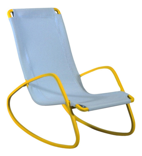 Silla For Casa De Muñecas 1:6, Muebles De Aleación, Azul