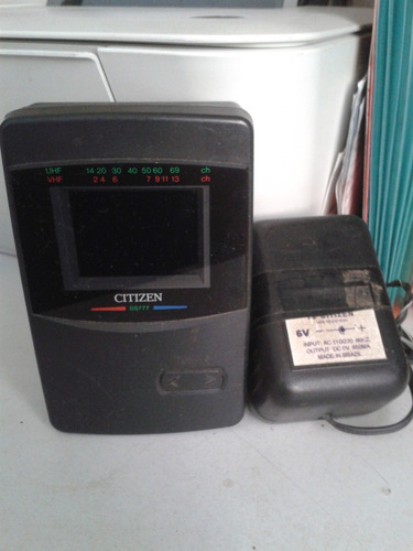 Mini Tv Citizen Ds777 - Iz (colecionável) - Funcionando