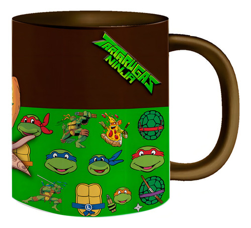Caneca Presente Coleção Tartaruga Ninja Rato Mestre Splinter