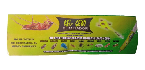 Gel - Cebo Mata Cucarachas - g a $645