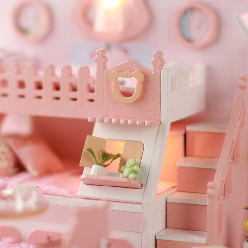 Casa De Muñecas Diy Juguete Para Niñas