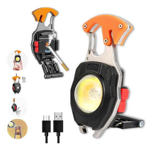 Luz Cob Camping 6 En 1 De Supervivencia 6 En 1 Encendedor