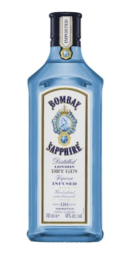 Gin Bombay Sapphire 750 Ml Excelente Calidad