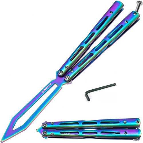 Navaja Mariposa Sin Filo Tornasol Cuchillo Csgo Multicolor