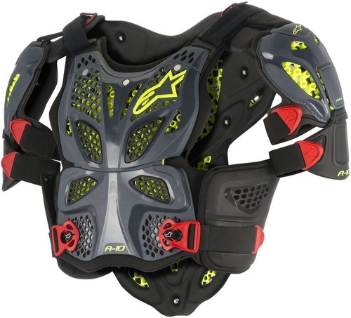 Protector Alpinestars A-10 Full Pecho Anthracite/rojo