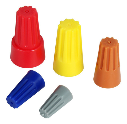 Capuchones Para Cable Rosca Interna Calibre P1 P6 7-24 Awg Mix De Colores