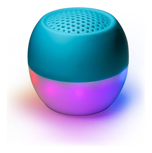 Bocina Ecológica Bluetooth Con Luz Led Boompods - Soundflare Color Celeste