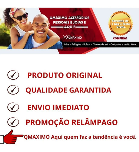 Imagem 4 de 4 de Oculos De Sol Aviador Masculino Feminino Original - Qmaximo