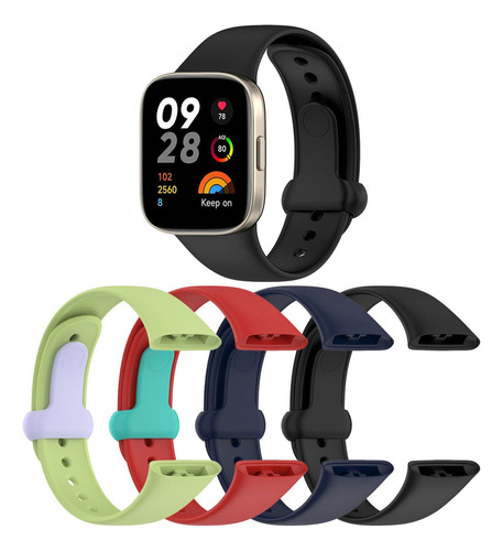 4 Correas Para Xiaomi Redmi Watch 3 Mi Watch Lite 3 Band