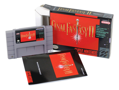 Final Fantasy Ii 2 Super Nintendo Snes Completo Duplo Idioma