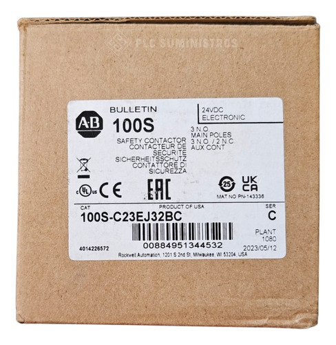 Allen-bradley 100s-c23ej32bc Safety Conta 3 N.o. / 2n.c.