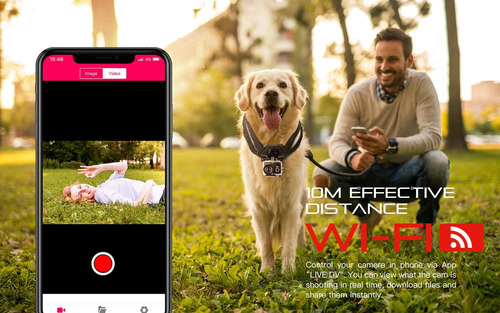 Cooau 4k 20mp Cámara De Acción Wifi Micrófono Control Remoto