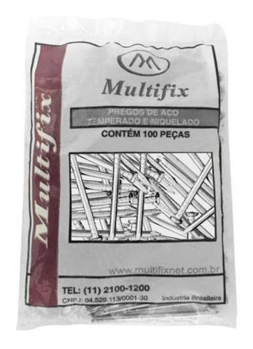 Prego De Aço 17x27 Com Cabeça Cento - Multifix