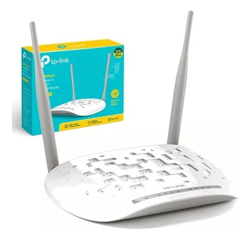 Modem Router Tp Link Inalambrico Adsl2+ N 300mbps Wifi Cantv