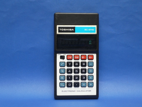 Calculadora Toshiba Bc-8111b , Vintage 1978.