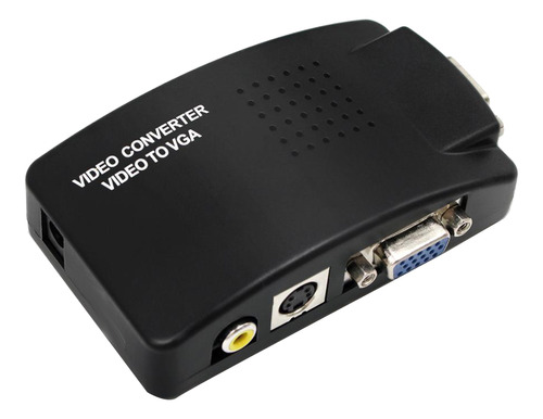 Adaptador Convertidor Svideo Av A Vga Compuesto Rca Av Cvbs