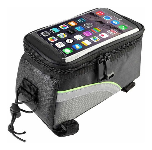 Imagen 3 de 9 de Estuche Maleta Alforja Bolso Porta Celular Bicicleta Grande