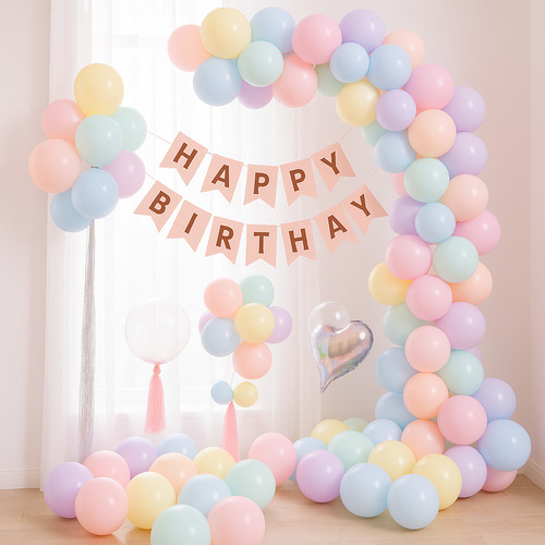 Globos Látex Color Pastel 10 Pulgada X 50 Unidades Paty Deco Multicolor Globos Latex 10 Pulgadas
