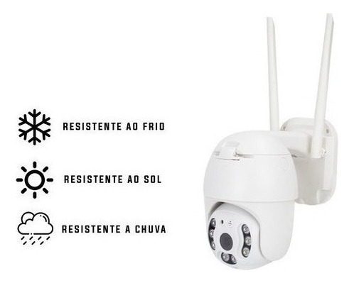 Imagen 2 de 9 de Cámara Domo Velocidad Ip Wifi Externa Icsee Ptz Full Hd 5 Mp